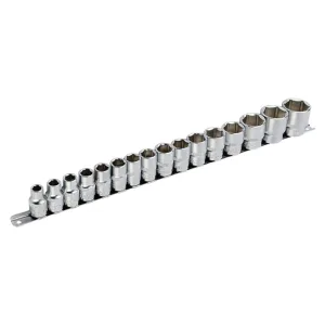 16 Pcs 1/2” Dr. Socket Set 12pt - SGT4916