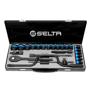 24PCS 1/2" Dr. socket set with speeding handle 12PT