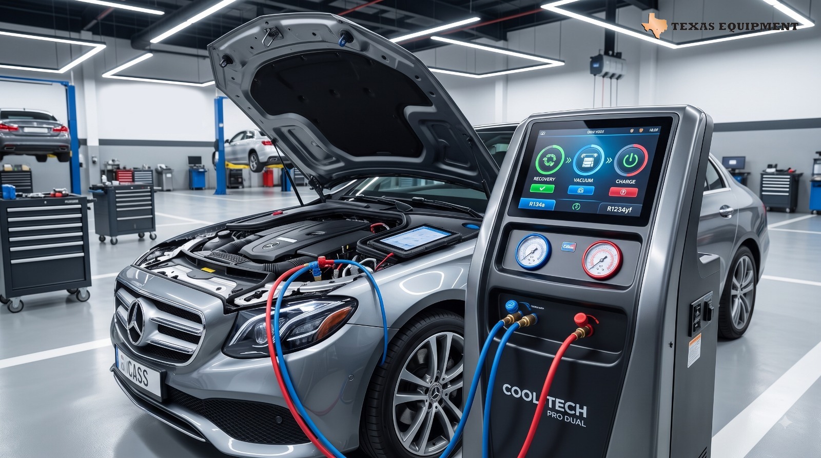 Choose a certified refrigerant recovery machine in the UAE to meet MoIAT environmental rules and avoid fines with Texas Equipment.