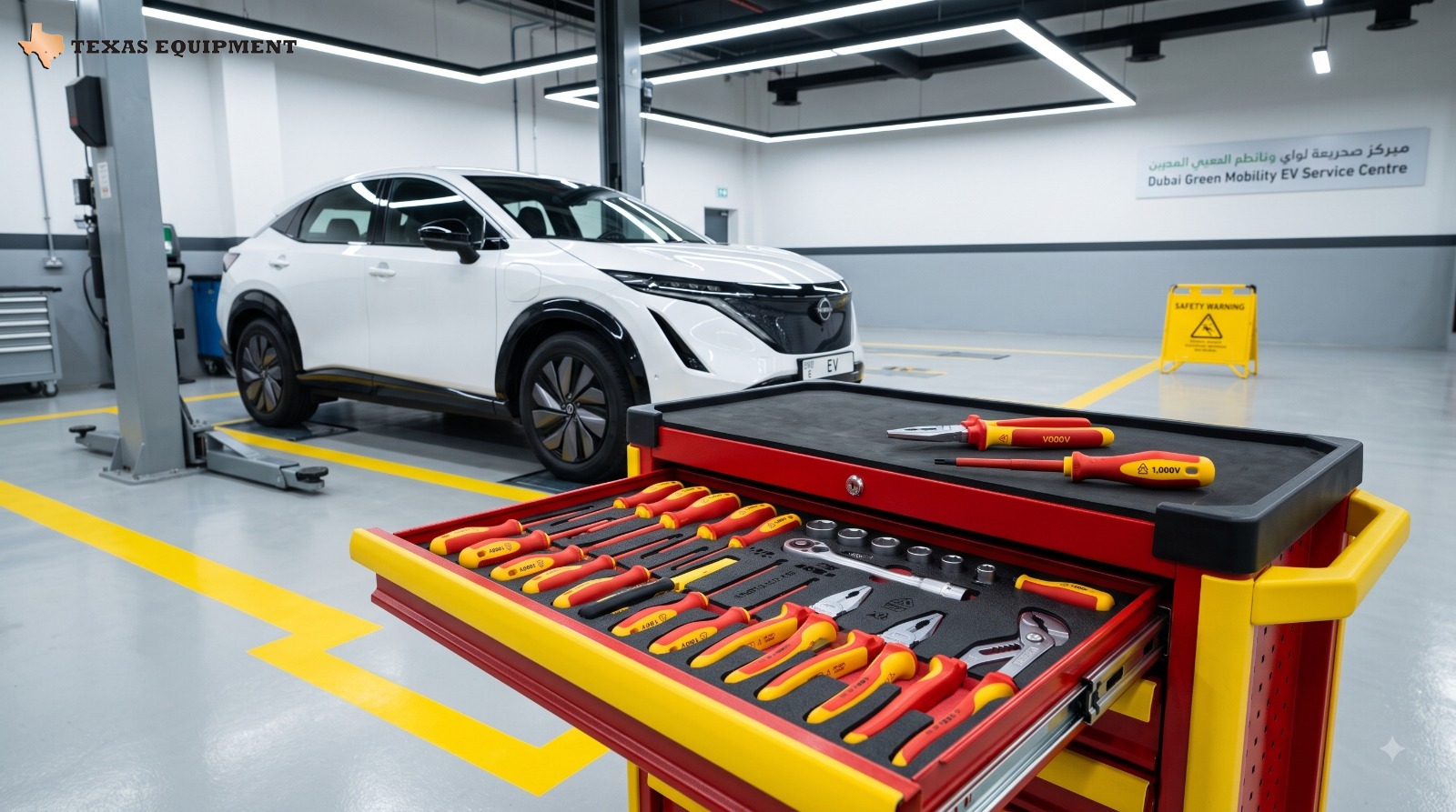 EV Workshop Equipment: UAE Fleet Maintenance Guide